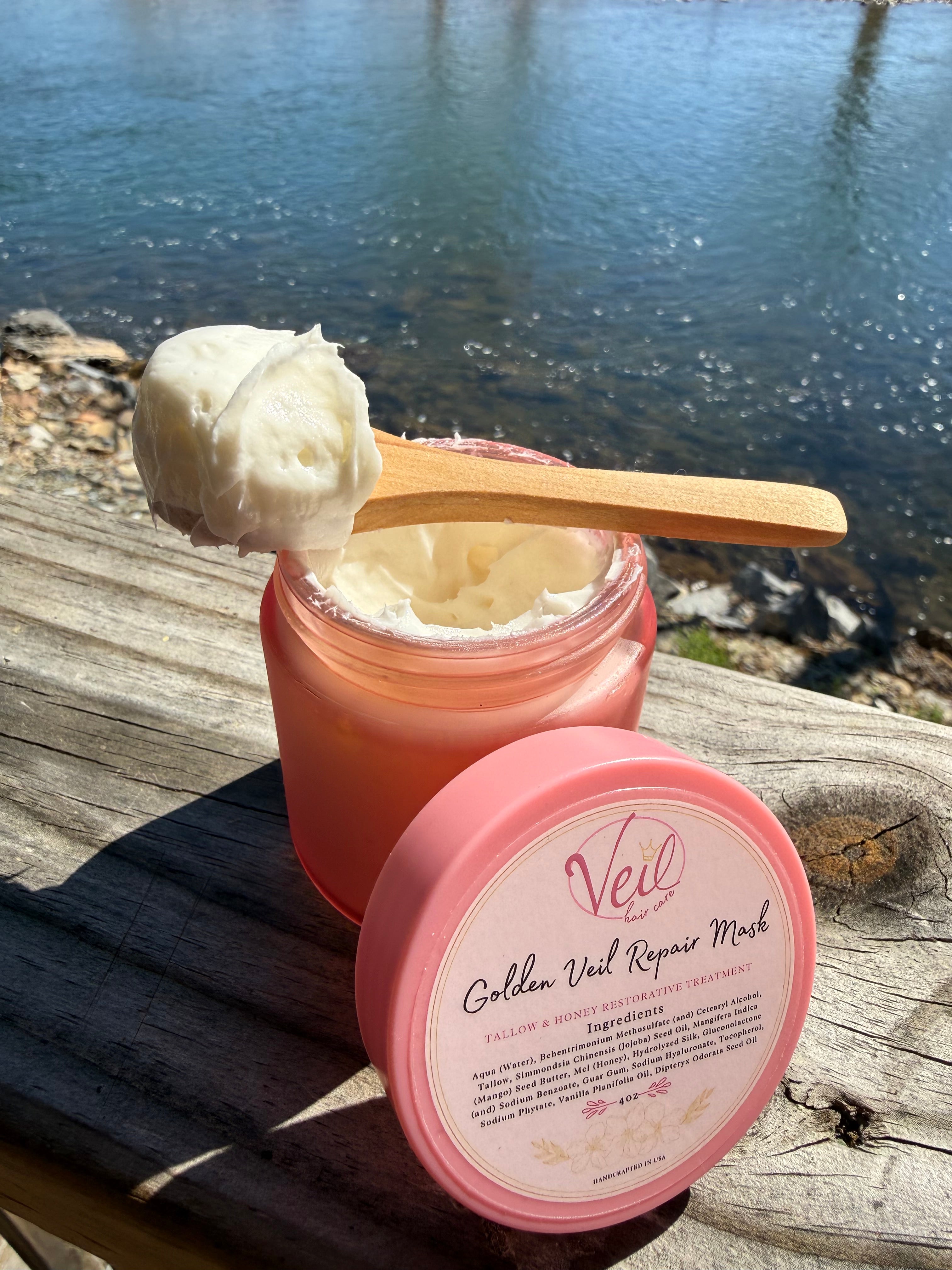 Golden Veil Repair Mask – Veil Hair Care