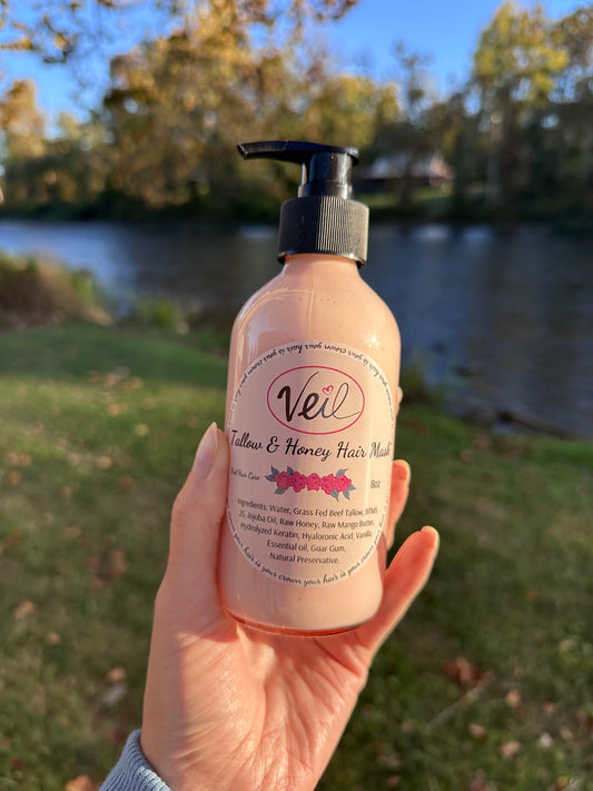 Honey & Tallow Hair Mask 8oz